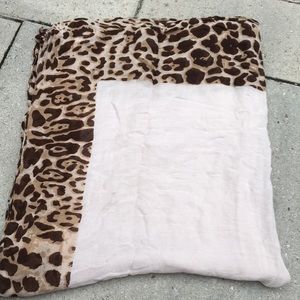 Danier leopard print scarf